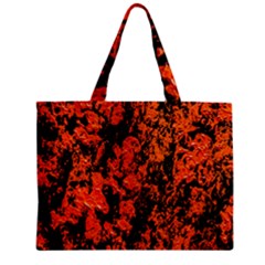 Abstract Orange Background Zipper Mini Tote Bag