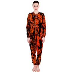 Abstract Orange Background OnePiece Jumpsuit (Ladies) 