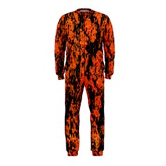 Abstract Orange Background OnePiece Jumpsuit (Kids)