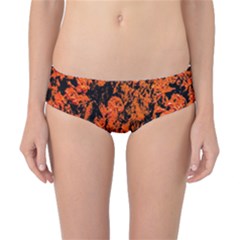 Abstract Orange Background Classic Bikini Bottoms