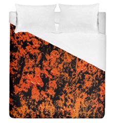 Abstract Orange Background Duvet Cover (Queen Size)