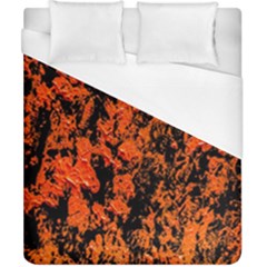 Abstract Orange Background Duvet Cover (California King Size)