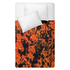 Abstract Orange Background Duvet Cover Double Side (Single Size)