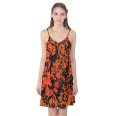 Abstract Orange Background Camis Nightgown