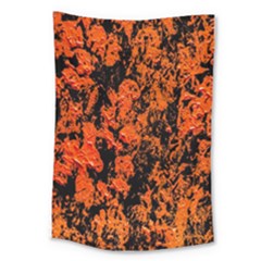 Abstract Orange Background Large Tapestry