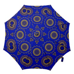 Abstract Mandala Seamless Pattern Hook Handle Umbrellas (medium) by Nexatart