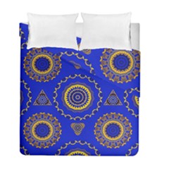 Abstract Mandala Seamless Pattern Duvet Cover Double Side (full/ Double Size) by Nexatart