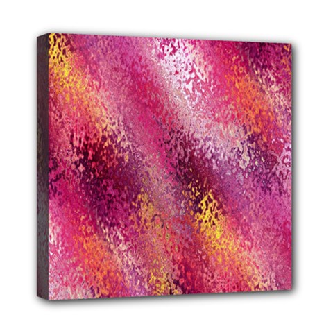 Red Seamless Abstract Background Mini Canvas 8  X 8  by Nexatart