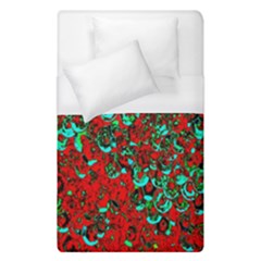 Red Turquoise Abstract Background Duvet Cover (single Size)