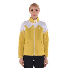 Beer Foam Yellow White Winterwear by Mariart