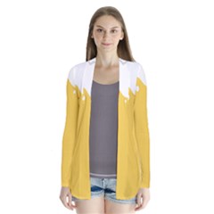 Beer Foam Yellow White Cardigans by Mariart