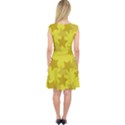 Yellow Star Capsleeve Midi Dress View2