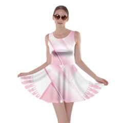 Breast Cancer Ribbon Pink Girl Women Skater Dress by Mariart