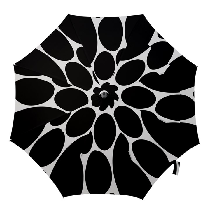 Dalmatian Black Spot Stone Hook Handle Umbrellas (Small)