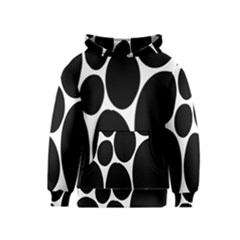 Dalmatian Black Spot Stone Kids  Pullover Hoodie by Mariart