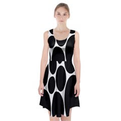 Dalmatian Black Spot Stone Racerback Midi Dress by Mariart