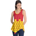 Firewall Bridge Signal Yellow Red Sleeveless Tunic View1