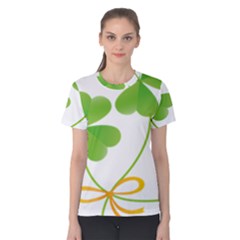 Flower Floralleaf Green Reboon Women s Cotton Tee