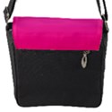 Gradients Pink White Flap Messenger Bag (S) View1