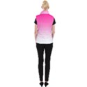 Gradients Pink White Women s Button Up Puffer Vest View2