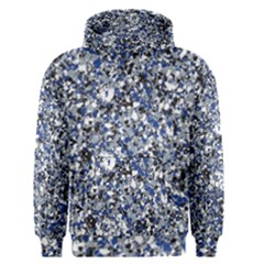 Electric Blue Blend Stone Glass Men s Pullover Hoodie