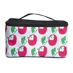 Fruit Pink Green Mangosteen Cosmetic Storage Case by Mariart