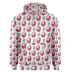 Fruit Pink Green Mangosteen Men s Pullover Hoodie by Mariart