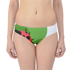 Insect Flower Floral Animals Green Red Hipster Bikini Bottoms by Mariart