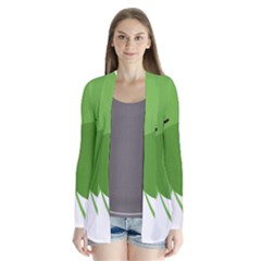 Insect Flower Floral Animals Green Red Cardigans by Mariart