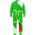 Insect Flower Floral Animals Green Red Line OnePiece Jumpsuit (Men)  View2