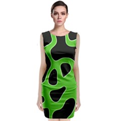 Abstract Shapes A Completely Seamless Tile Able Background Classic Sleeveless Midi Dress by Nexatart