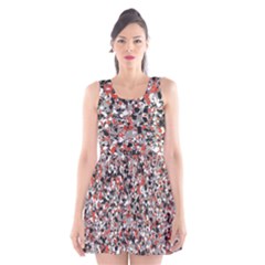 Hurley Mix Electric Electric Red Blend Scoop Neck Skater Dress by Mariart