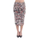 Hurley Mix Electric Electric Red Blend Midi Pencil Skirt View1