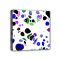 Colorful Random Blobs Background Mini Canvas 4  x 4  View1