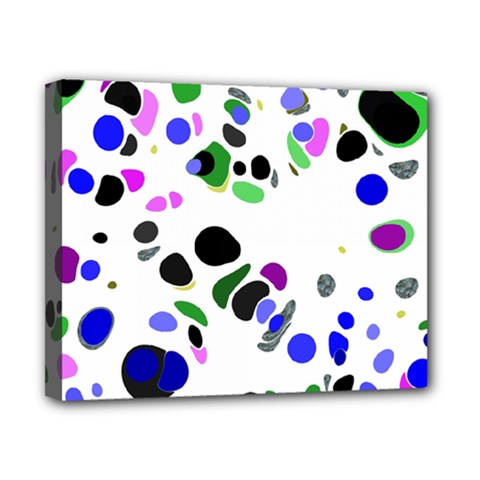 Colorful Random Blobs Background Canvas 10  X 8  by Nexatart