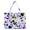 Colorful Random Blobs Background Medium Tote Bag View1