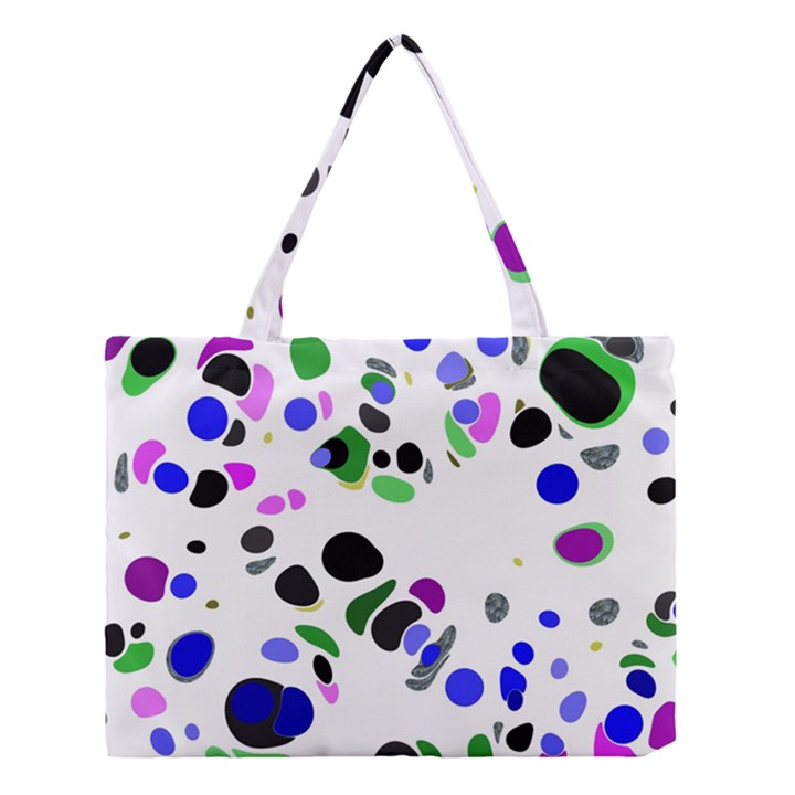 Colorful Random Blobs Background Medium Tote Bag