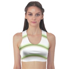 Abstract Background Sports Bra