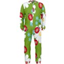 Insect Flower Floral Animals Star Green Red Sunflower OnePiece Jumpsuit (Men)  View1