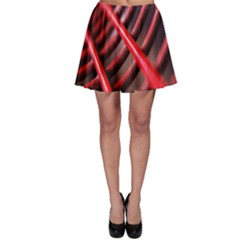 Abstract Of A Red Metal Chair Skater Skirt by Nexatart