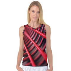 Abstract Of A Red Metal Chair Women s Basketball Tank Top by Nexatart