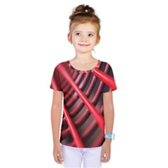 Abstract Of A Red Metal Chair Kids  One Piece Tee