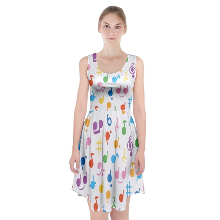 Musical Notes Racerback Midi Dress