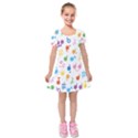 Musical Notes Kids  Short Sleeve Velvet Dress View1