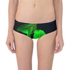 Neon Green Resolution Mushroom Classic Bikini Bottoms by Mariart