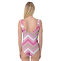 Pink Red White Grey Chevron Wave Princess Tank Leotard  View2