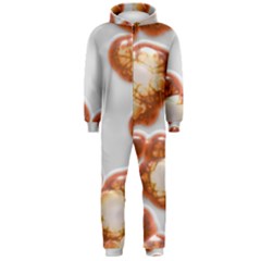 Abstract Texture A Completely Seamless Tile Able Background Design Hooded Jumpsuit (men)  by Nexatart