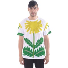 Sunflower Floral Flower Yellow Green Men s Sport Mesh Tee