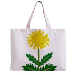 Sunflower Floral Flower Yellow Green Zipper Mini Tote Bag