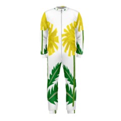 Sunflower Floral Flower Yellow Green OnePiece Jumpsuit (Kids)